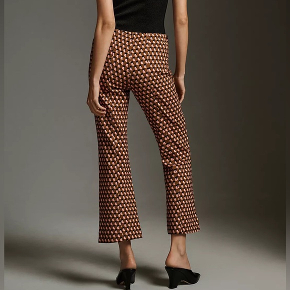 Anthropologie Maeve The Margot Kick-Flare Cropped Pants - Medium - Picture 2 of 8